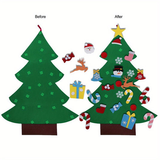 DIY Christmas Tree Felt Toy for Infants & Toddlers