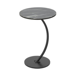 Modern C-Shaped Side Table for Living Room, Bedroom, Sofa