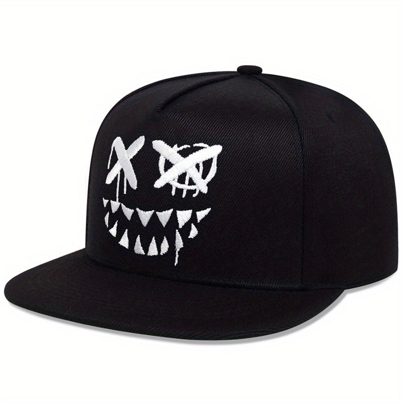 Ghost Face Embroidery Baseball Cap Cartoon Snapback Hat