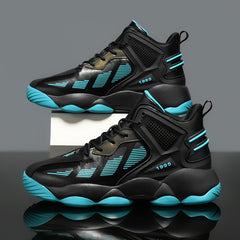 Men's Big & Tall Basketball Shoes Non Slip Lace Up Sneakers