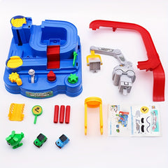 Plastic Car Adventure Inertia Toy Set