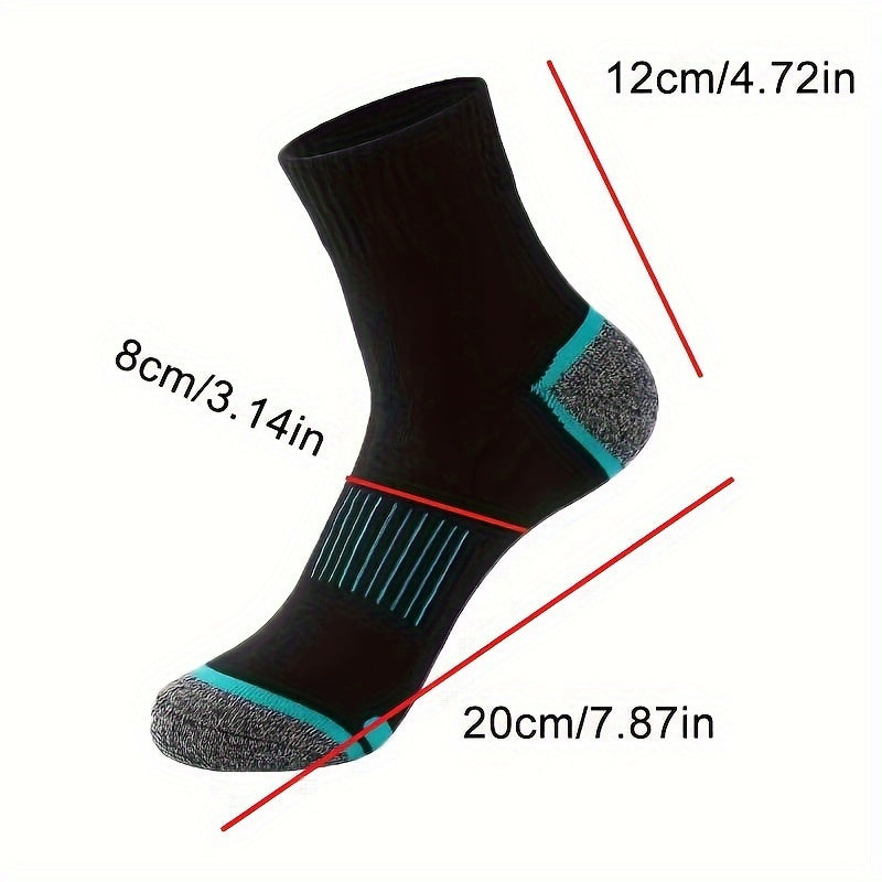 10 Pairs Men's Outdoor Running & Basketball Ankle Socks