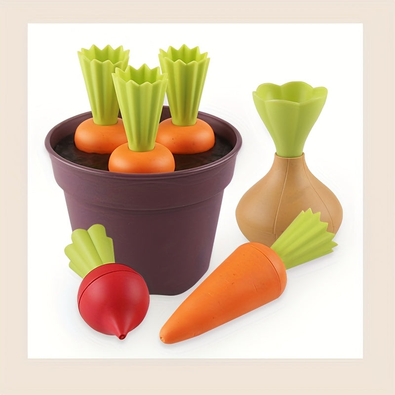 12 Play Kitchen Toys Simulated Carrot and Onion Planting Educational Activities