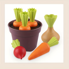 12 Play Kitchen Toys Simulated Carrot and Onion Planting Educational Activities