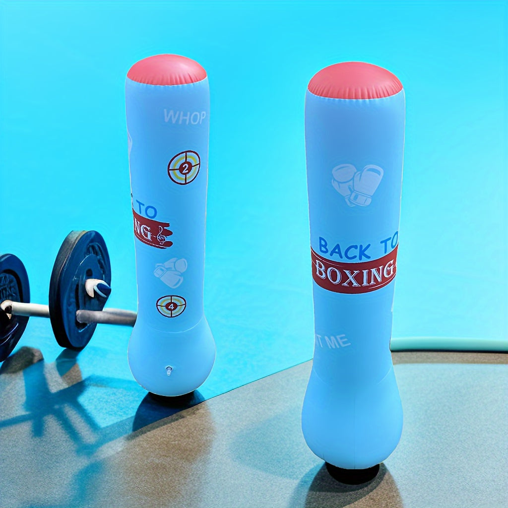 Inflatable Boxing Bag PVC Tumbler Trainer Fitness Sandbag