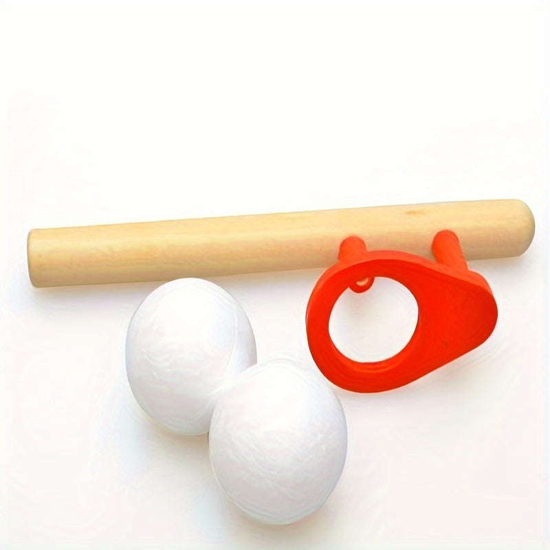Wooden Blow Ball Game for Lung Capacity - Fun Balance & Puzzle Toy