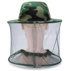 Beekeeping Hat Camouflage Shawl Anti Mosquito Protection