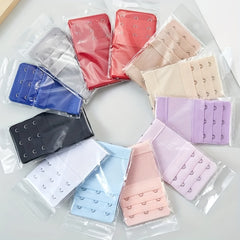 3pcs Bra Extension Buckle Set 3 Rows 3 Hook Bra Strap Extenders