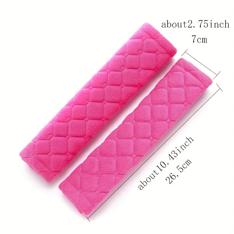 2pcs Soft Car Seat Belt Covers Shoulder Protector Pads for Adults Teens