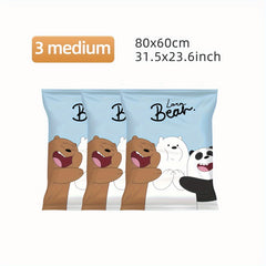5pcs Vacuum Storage Bag Saving Wardrobe Bedroom Space Clothes Sealing Bag
