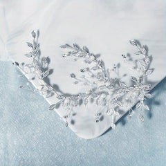 Leaf & Faux Pearl Hair Clip Bridal Wedding Headwear Hair Styling Accessory