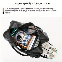 Large Capacity Zipper Fitness Tote Bag for Sports and Travel