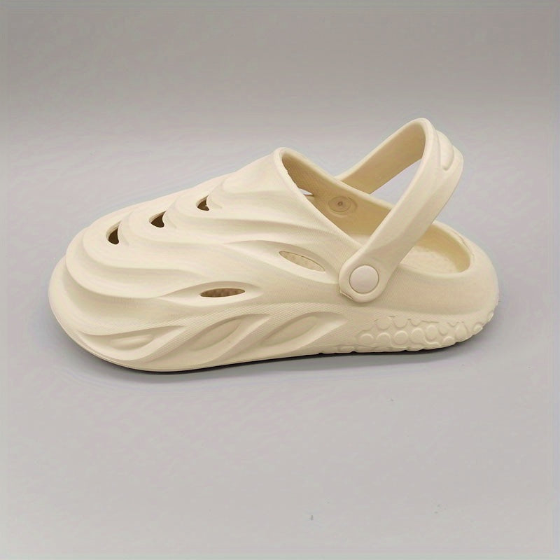 Women's Platform Clogs Hollow Out Closed Toe Non Slip Sandals