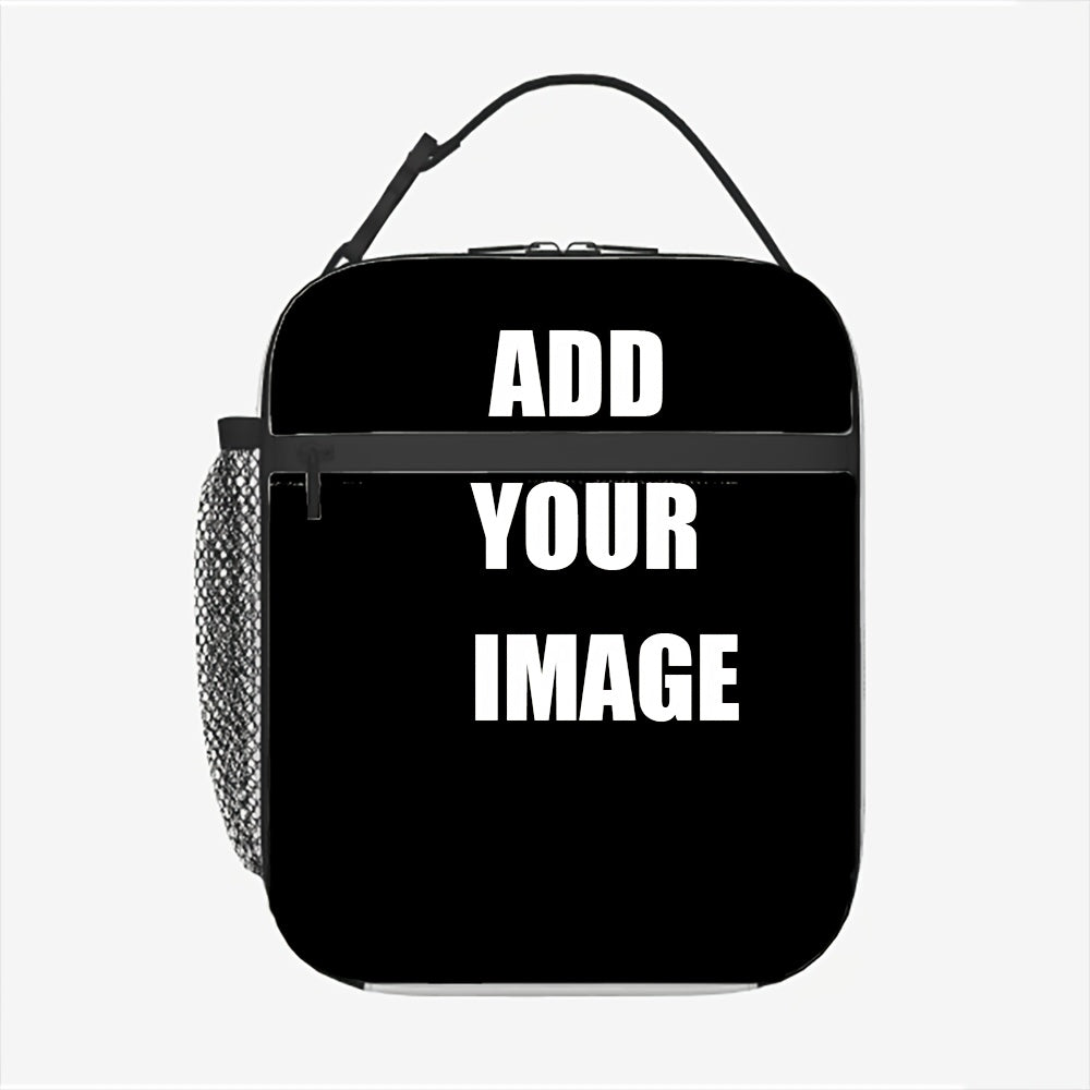 Personalized Capybara & Pizza Lunch Bag with Custom Text