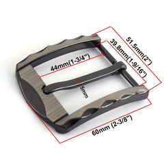 Heavy Duty Metal Belt Buckle Single Pin Closure for 36 39mm Belts