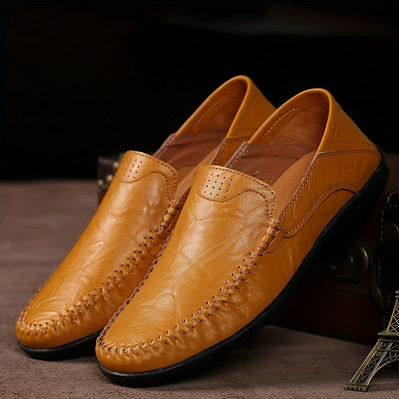 Men's Moc Toe Loafer Shoes Non slip Slip On Shoes Spring And Summer