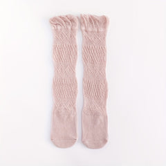 Baby Girls Mesh Lace Over Knee Stockings Breathable Anti Mosquito Socks