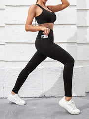 Women's 2 Piece Tracksuit Sports Bra & Leggings Set For Yoga Fitness Gym
