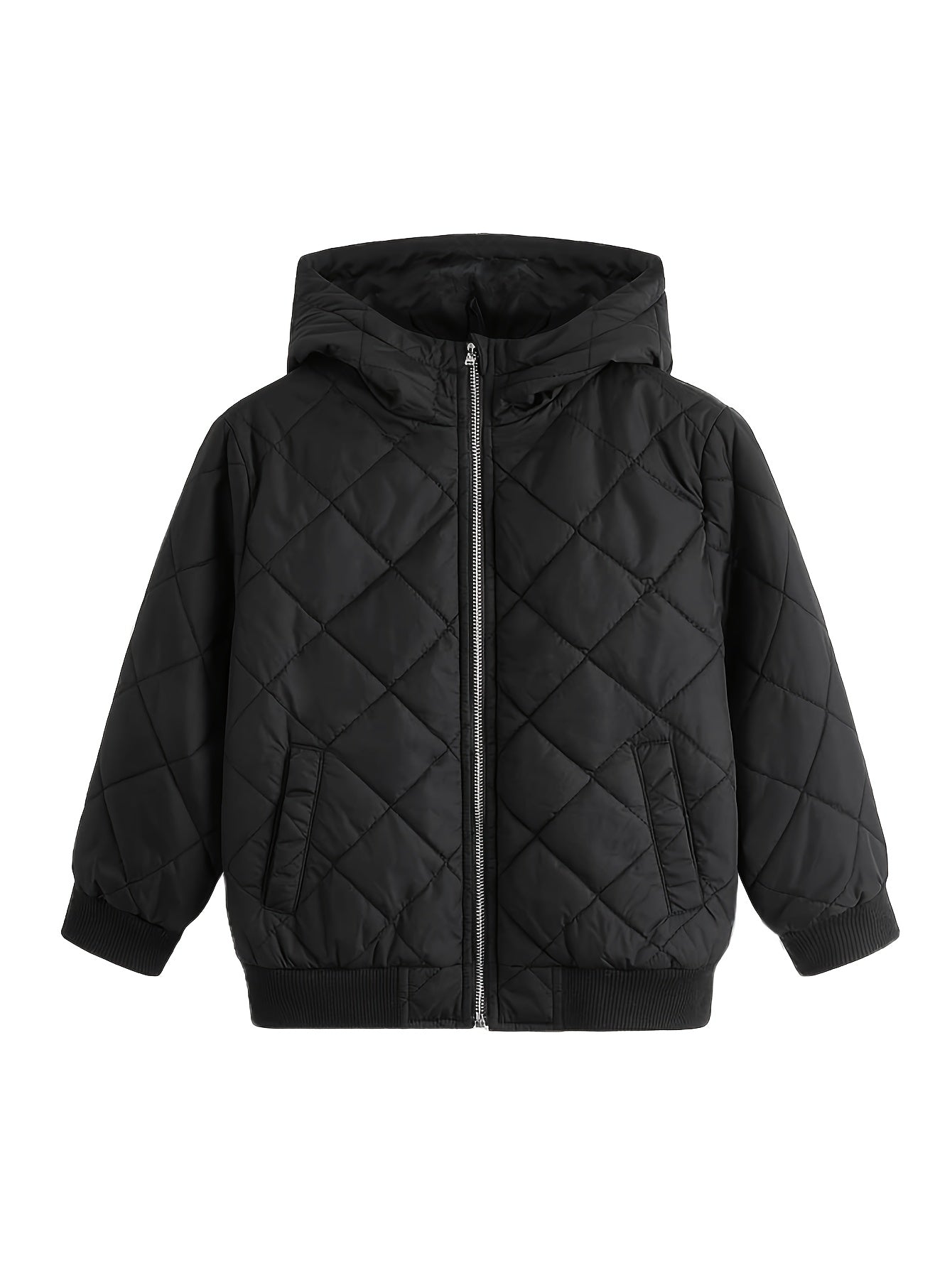 Girls Warm Hooded Jacket for Fall Winter Sports