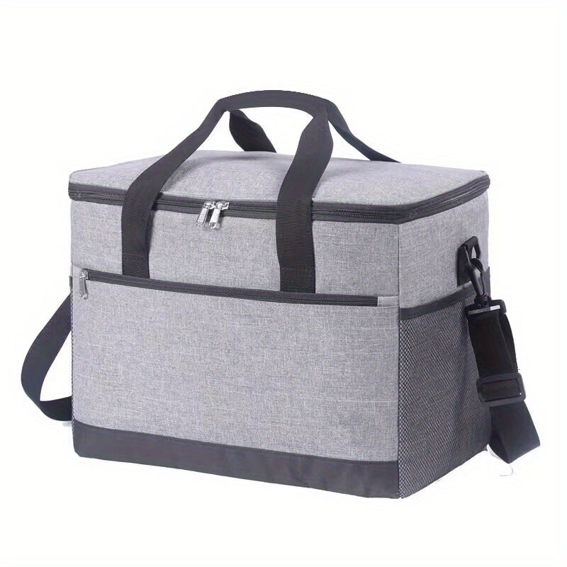 Large Capacity Waterproof Insulated Lunch Bag - Keep Food Fresh and Cold