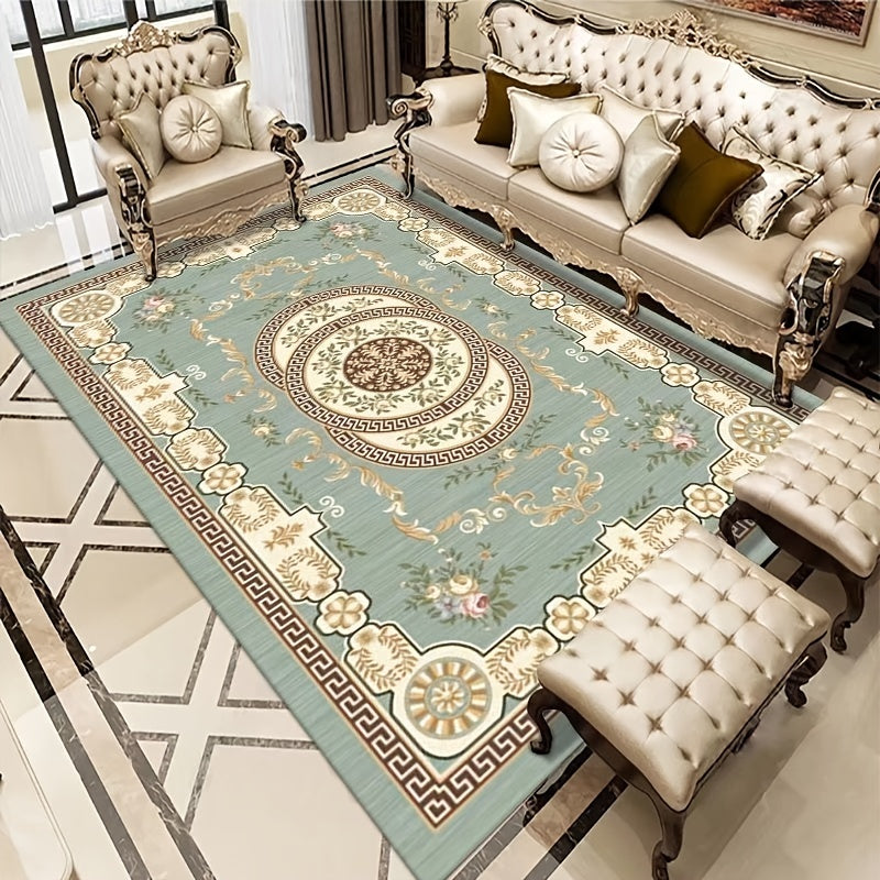 Stylish Oriental Floral Area Rug for Living Room Makeover