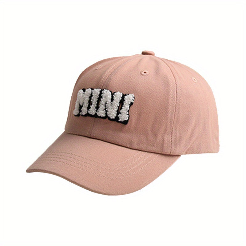 Letter Embroidery Baseball Cap Sunscreen Sports Peaked Hat