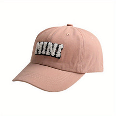 Letter Embroidery Baseball Cap Sunscreen Sports Peaked Hat