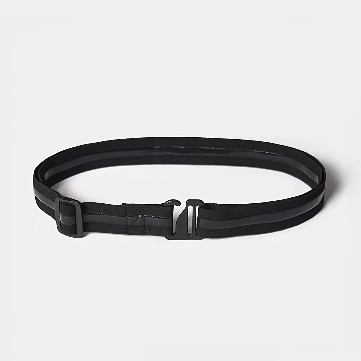 Men'S Anti Slip Elastic Waistband Adjustable Buckle Mesh Fabric Business Casual