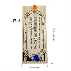 Wooden Triangle Peg Games - Family Board Game - Travel Games