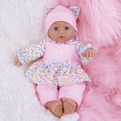 16" Reborn Baby Doll Soft Body Mixed Polyester Fiber Boys Girls Birthday