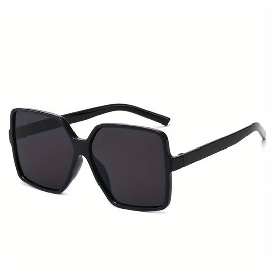 Oversized Square Frame Sunglasses Gradient Lens UV400