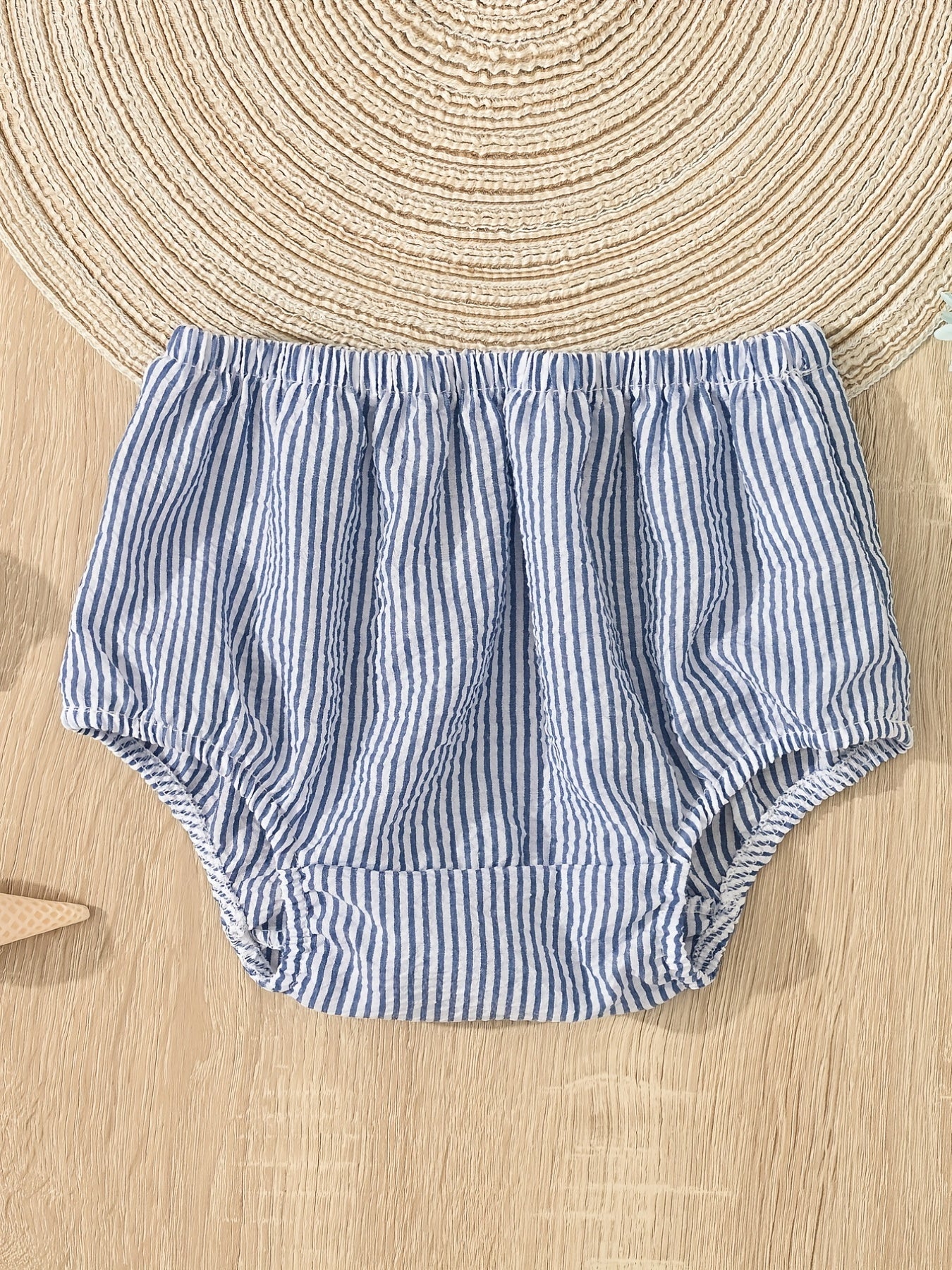 Toddler Girls Stripe Short Pants Soft Cotton Bottom Bread Pants