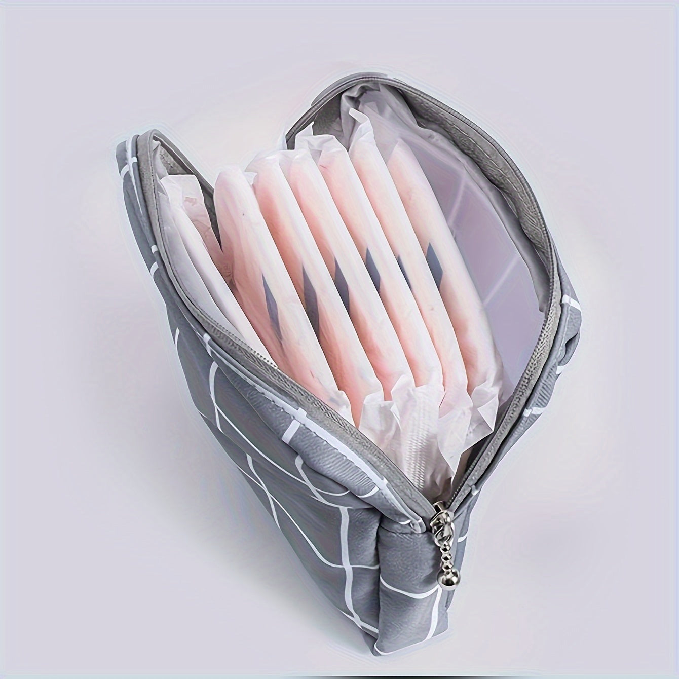 Random Napkin Storage Bag for Travel Sanitary Napkin & Tampon Storage