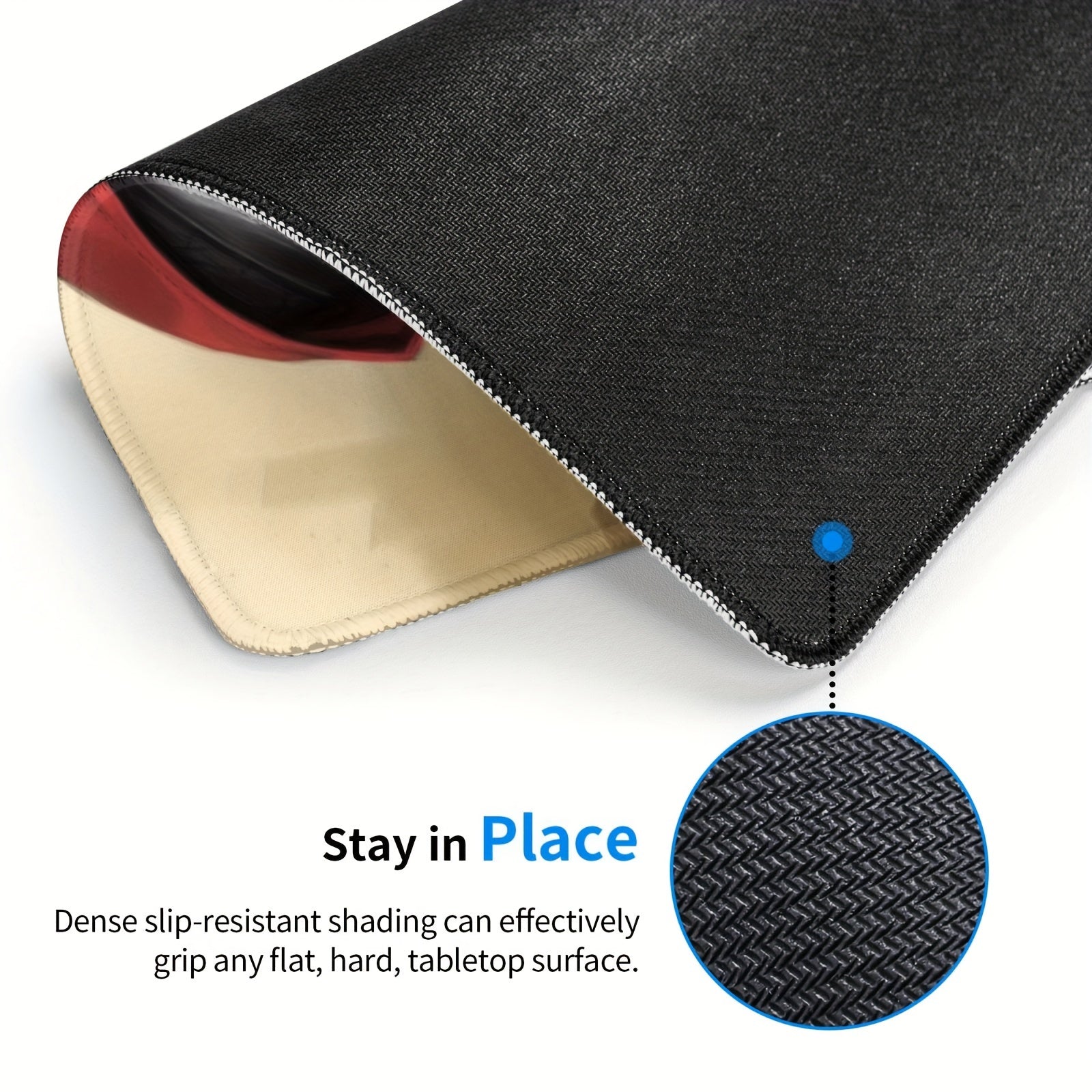 Skull Patterned Square Mousepad - Office Home Gaming Essential