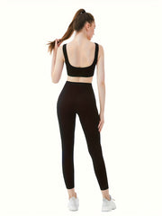 5Pcs Seamless Yoga Suit Slimming Top & High Waist Short & Pant Set