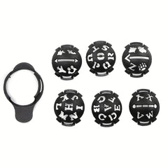 7pcs Golf Ball Liner Drawing Alignment Marker Golf Training Aids
