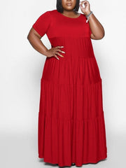 Women's Plus Size Loose Fit Maxi Dress