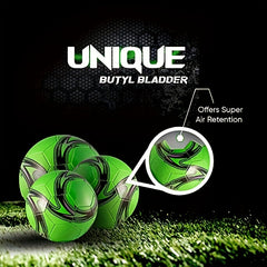 Spiral Soccer Ball - Durable and Long Lasting - 5 Colors Available