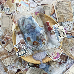 260pcs Retro Scrapbooking Paper Stickers DIY Decoration
