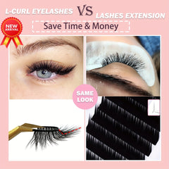 14 Pairs Cat Eye Lashes Natural Cross Faux Mink False Eyelashes