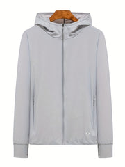 Windproof Hooded Jacket Workout Outerwear