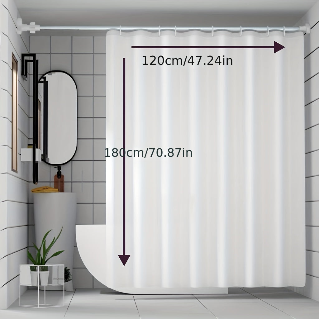 Waterproof Shower Curtain with Hooks Bathroom Decoration