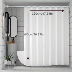 Waterproof Shower Curtain with Hooks Bathroom Decoration