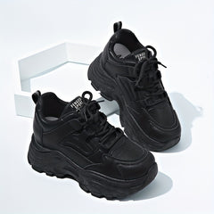 Women's Chunky Running Shoes with Thick Bottom, Comfortable and Non-slip