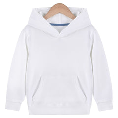 Boys Casual Solid Pullover Hoodie Long Sleeve Sweatshirt