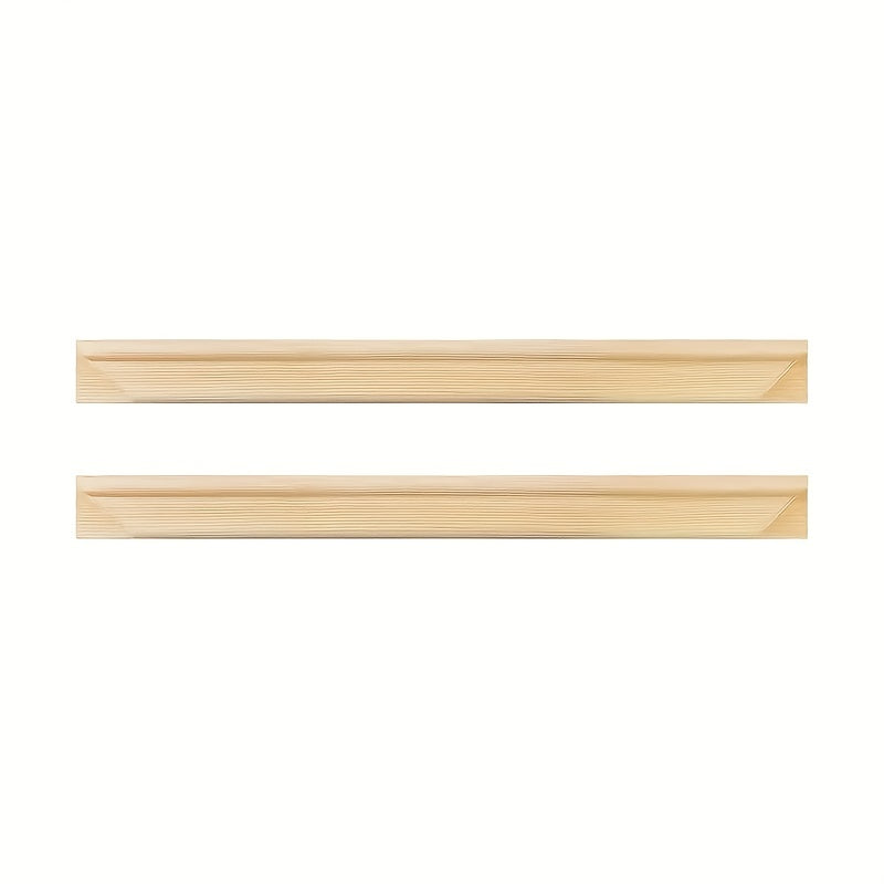 2pcs Wooden Desktop Picture Frame for Wall Hanging DIY Solid Wood