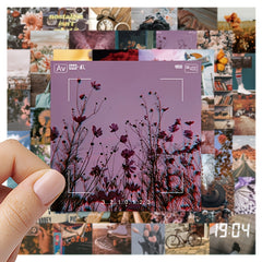 56pcs Beautiful Landscape Stickers for Scrapbooking and Crafts