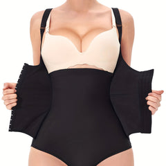 SCARBORO Open Bust Body Shaper Tummy Control Slimming Adjustable Bodysuit