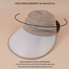 UV Protection Sun Hat Sports Cycling Big Brim Zipper Detachable
