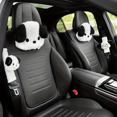 Cartoon Dog Headrest Pillow Neck & Back Support for Car